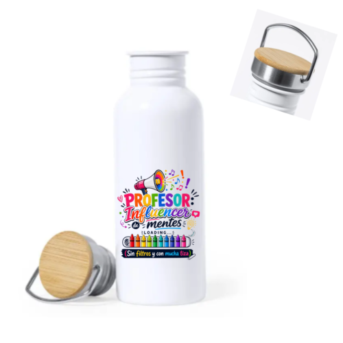 Botella PROFE "INFLUENCER DE MENTES"