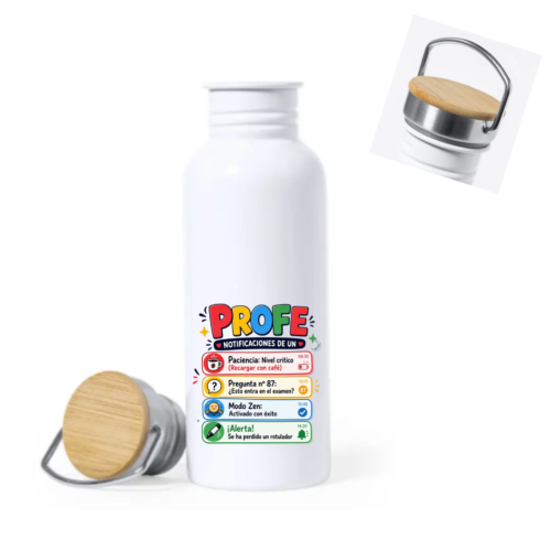 Botella PROFE "NOTIFICACIONES"