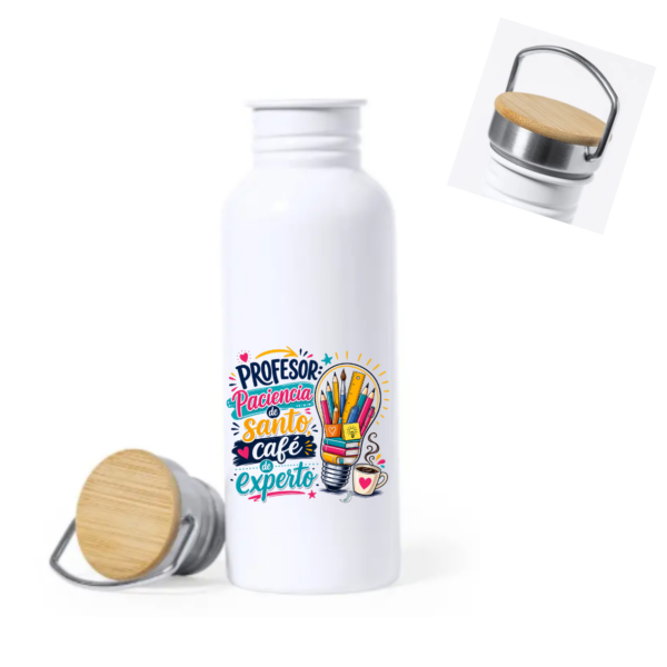 Botella PROFE "PACIENCIA & CAFÉ"