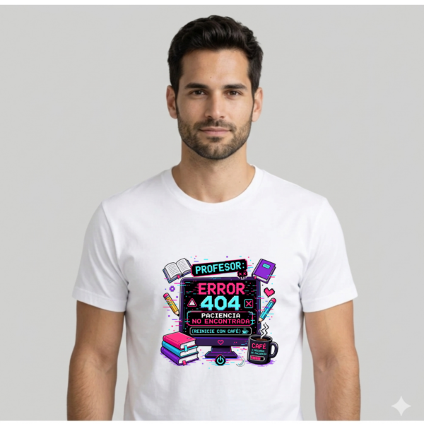 Camiseta PROFE "ERROR 404"