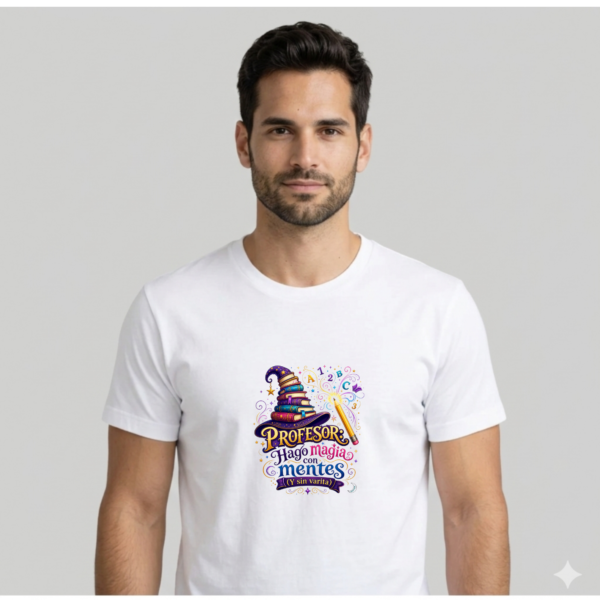 Camiseta PROFE "HAGO MAGIA"