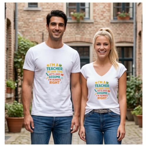 Camiseta PROFE "I'M ALWAYS RIGHT"