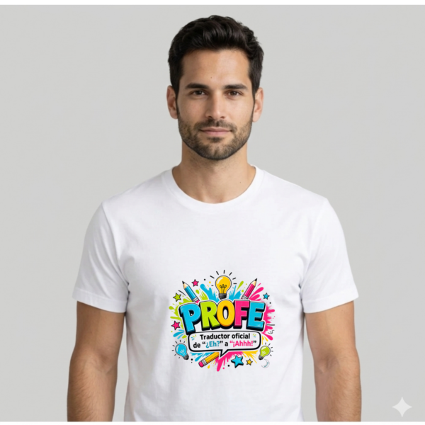 Camiseta PROFE "TRADUCTOR OFICIAL"