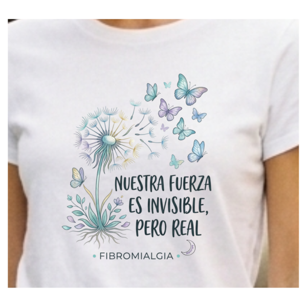 Camiseta FIBROMIALGIA "INVISIBLE PERO REAL"