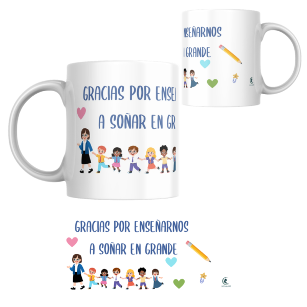 Taza PROFE "ENSEÑAR A SOÑAR"