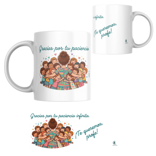 Taza PROFE "GRACIAS POR TU PACIENCIA"
