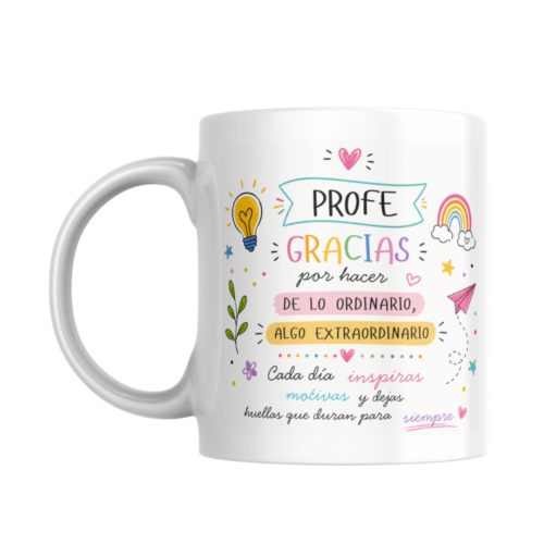 Taza PROFE "GRACIAS"