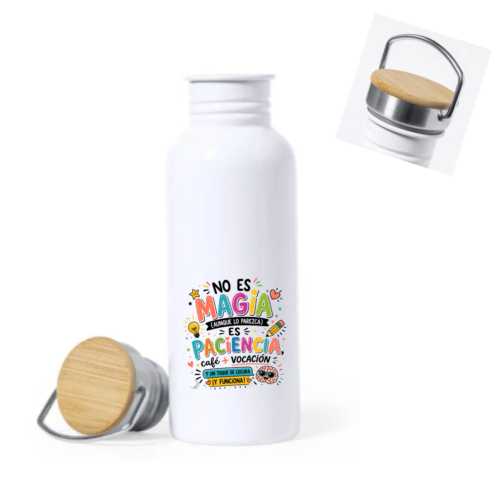 Botella PROFE "MAGIA"