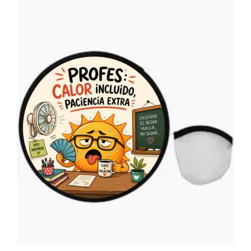 Abanico CALOR EN LAS AULAS "CALOR INCLUIDO"