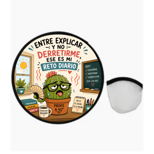 Abanico CALOR EN LAS AULAS "NO DERRETIRME"