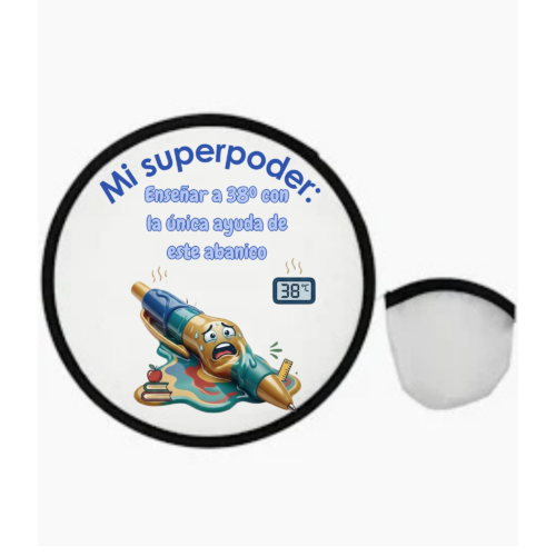 Abanico CALOR EN LAS AULAS "SUPERPODER"