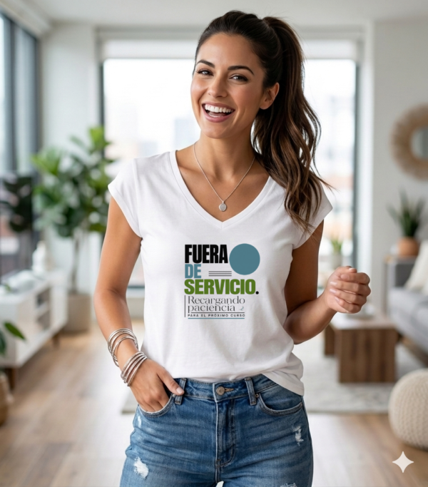 Camiseta PROFE VACACIONES "FUERA DE SERVICIO"