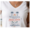 Camiseta PROFE VACACIONES "PACIENCIA MODO AVIÓN"