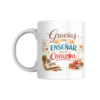 Taza PROFE "ENSEÑAR CON EL CORAZÓN" (3 modelos)