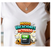 Camiseta PROFE VACACIONES "MODO VACACIONES ACTIVADO"
