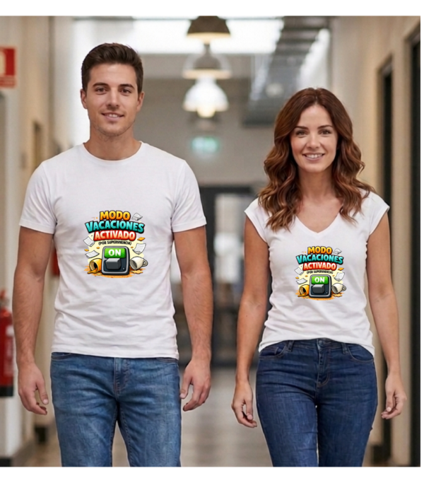 Camiseta PROFE VACACIONES "MODO VACACIONES ACTIVADO"
