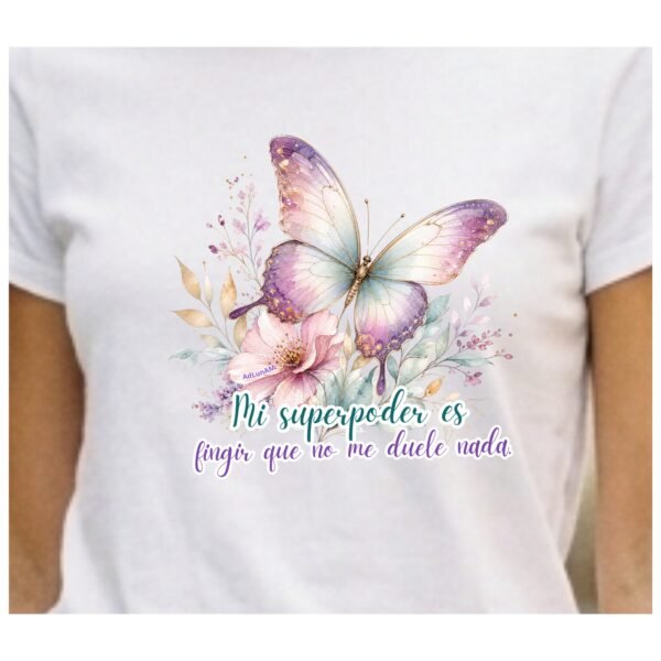 Camiseta FINGIR QUE NO ME DUELE Camiseta FIBROMIALGIA "FINGIR QUE NO ME DUELE"