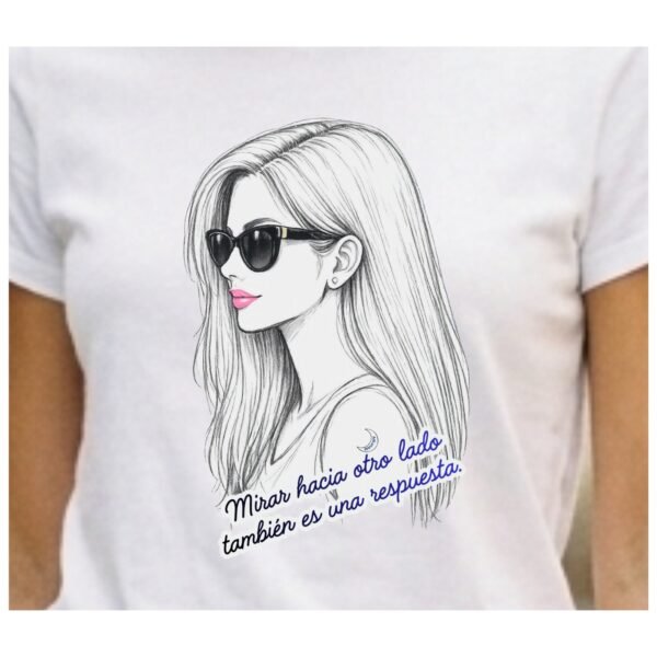 Camiseta MIRAR HACIA OTRO LADO (3) Camiseta FIBROMIALGIA "MIRAR HACIA OTRO LADO"