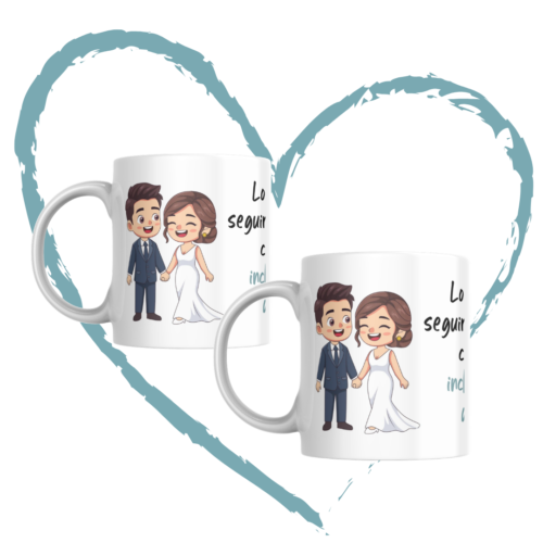 Taza BODA "ELEGIRNOS CADA DÍA"