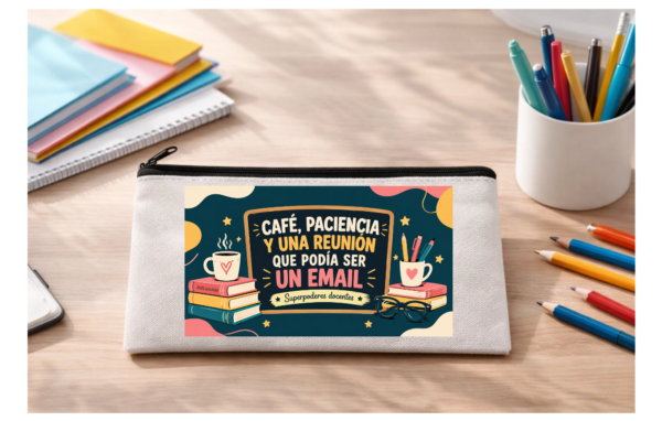 Estuche PROFE "CAFÉ, PACIENCIA & REUNIÓN"