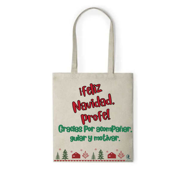 Bolsa PROFE NAVIDAD "GRACIAS POR ACOMPAÑAR"
