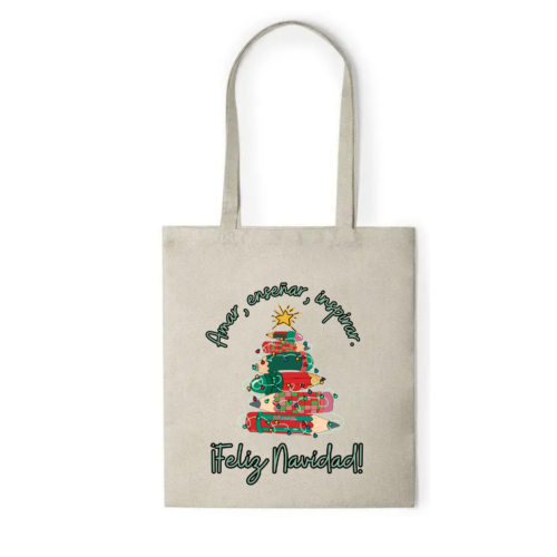 Bolsa PROFE NAVIDAD "AMAR, ENSEÑAR, INSPIRAR"