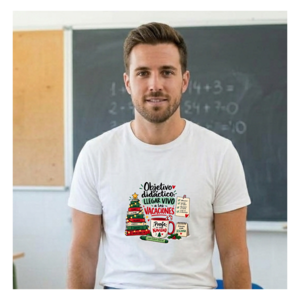 Camiseta regalo de Navidad para profesores