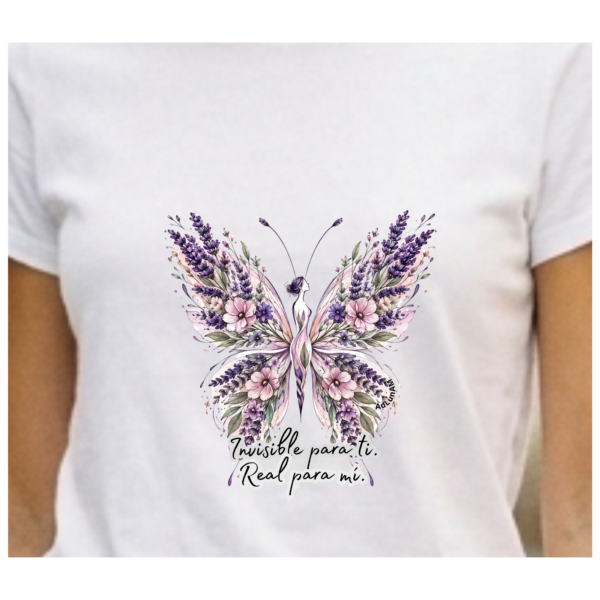Camiseta FIBROMIALGIA "INVISIBLE PARA TI"